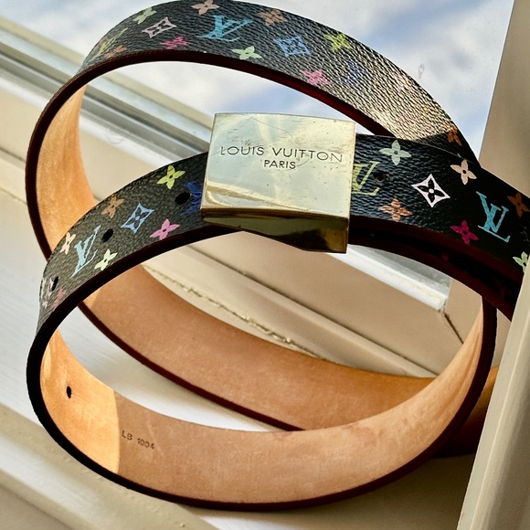 Louis Vuitton Mini Multicolore Womens Belt SZ 32 - Picture 4 of 16